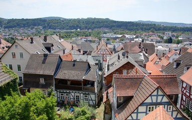 Fototapeta na wymiar Marburg en Allemagne