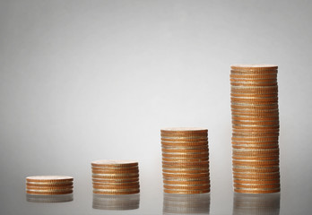  Coins graph stock market