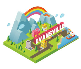Evansville is one of  beautiful city to visit