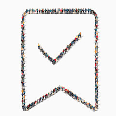 people  ribbon chek mark