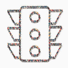 traffic light people