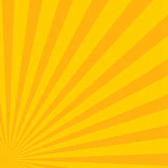 Obraz premium Yellow abstract sun rays. Eps 10.