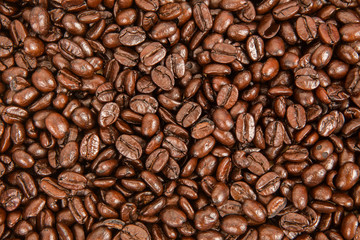 brown coffee beans background