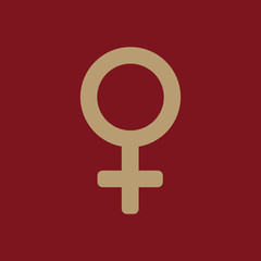 Fototapeta premium The women icon. Female symbol. Flat