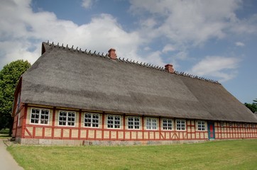 Obraz premium maison traditionnelle de l'Allemagne du nord