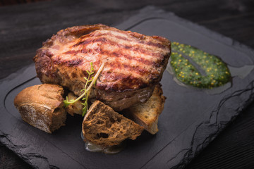 large pork steak