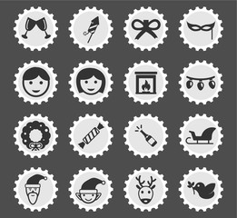 Christmas simply icons