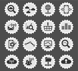 Data analytic simply icons