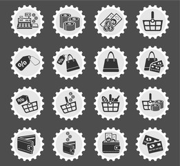 marketing and e-commerce icon set