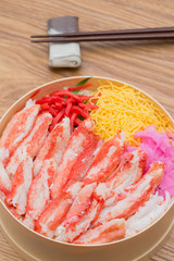 カニ・イクラ丼