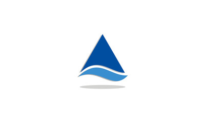  abstract triangle company logo