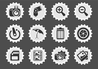 Photography Silhouette Icons
