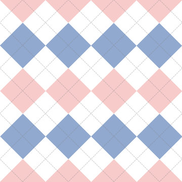 Lines Dots Rose Quartz Serenity White Diamond Background Vector Illustration
