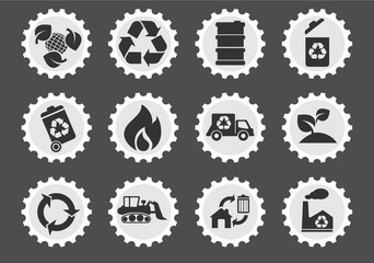 Recycle Symbols icon set