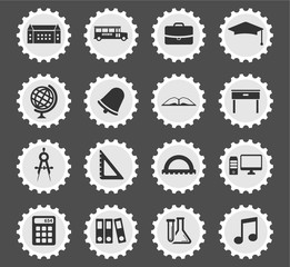 School simply icons