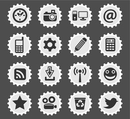 social media icon set