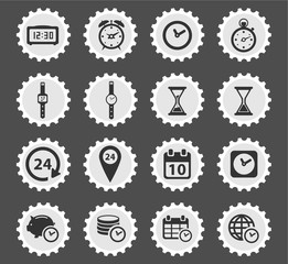 Time simply icons