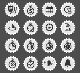 Time simply icons