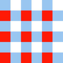 Blue Serenity Red White Chessboard Background Vector Illustration
