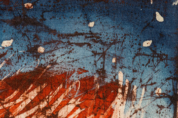 Stripes, hot batik, background texture, handmade on silk, abstract surrealism art