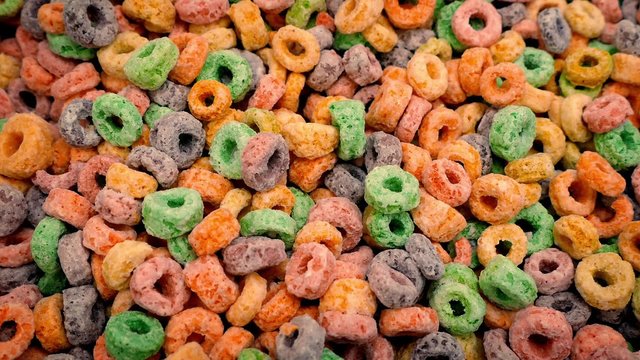 Multicolor Cereal Hoops