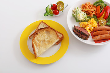 おいしそうな朝食