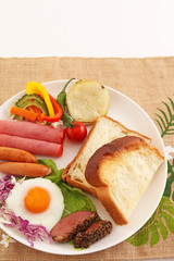 おいしそうな朝食