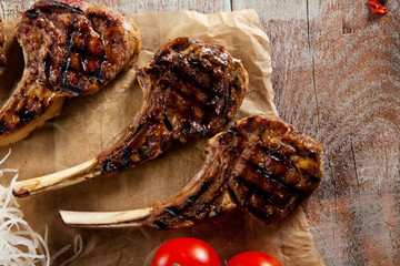 Grilled Rack of Lamb