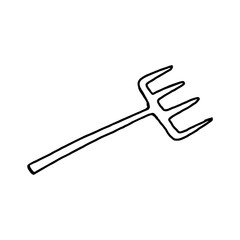 farm doodle logo icon Vector