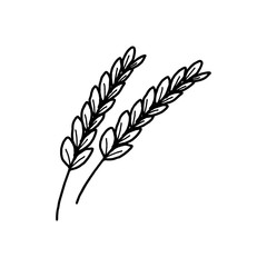 farm doodle logo icon Vector