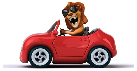 Fototapeta premium Fun lion