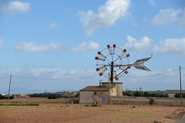 Windrad bei Sa Pobla, Mallorca