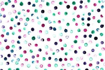 Colorful pattern of spots