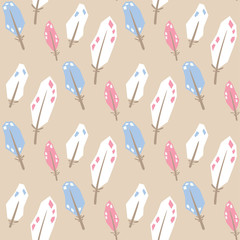 Quill seamless pattern