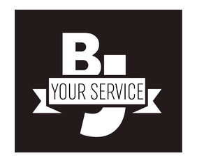 BJ template Logo design for your company.