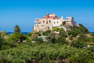 Fototapeta na wymiar Chryssoskalitissa Monastery on Crete