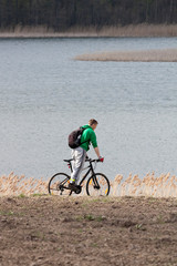 Man on the bicycle