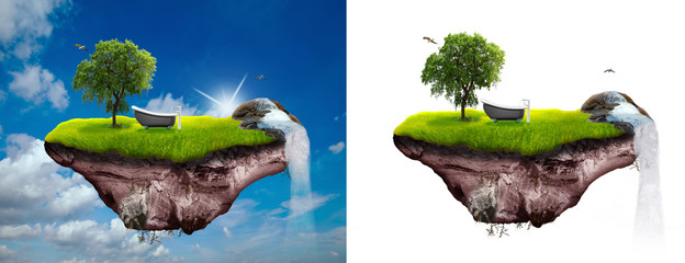 Ein Stück heile Welt, freigestellt © i-picture