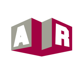 AR template Logo design for your company.