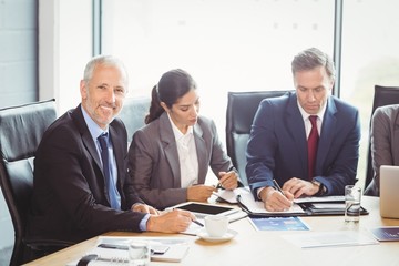 Businesspeople in conference room