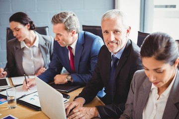 Businesspeople in conference room