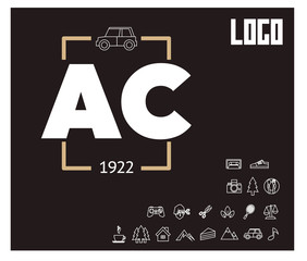 AC template Logo design for your company.