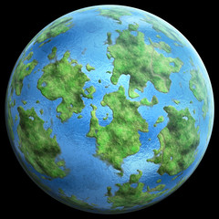 green Planetgreen planet similar to earth