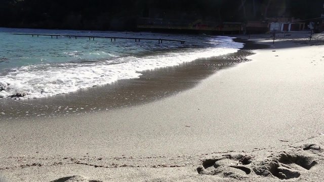 Paraggi bay in early spring