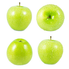 green apple isolated