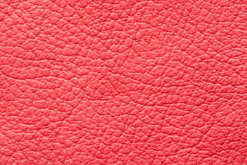 Red genuine leather texture