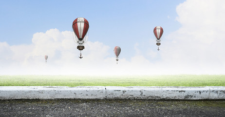 Aerostats flying high