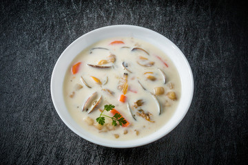 あったかクラムチャウダー　Delicious clam chowder