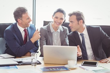 Businesspeople in conference room