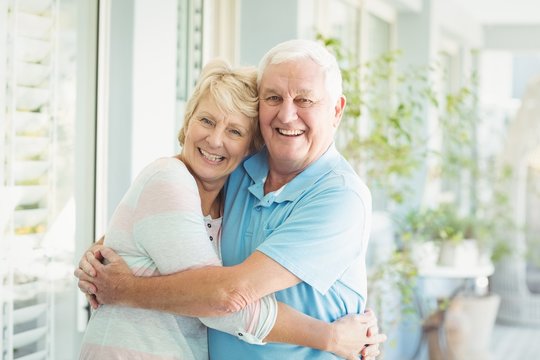 Portrait Of Happy Senior Couple At Home